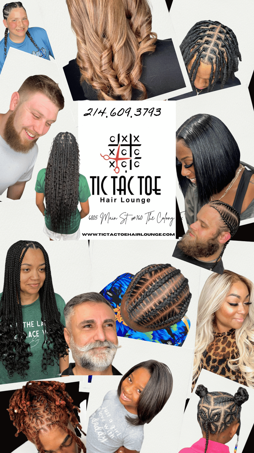 Tic Tac Toe Hair Lounge